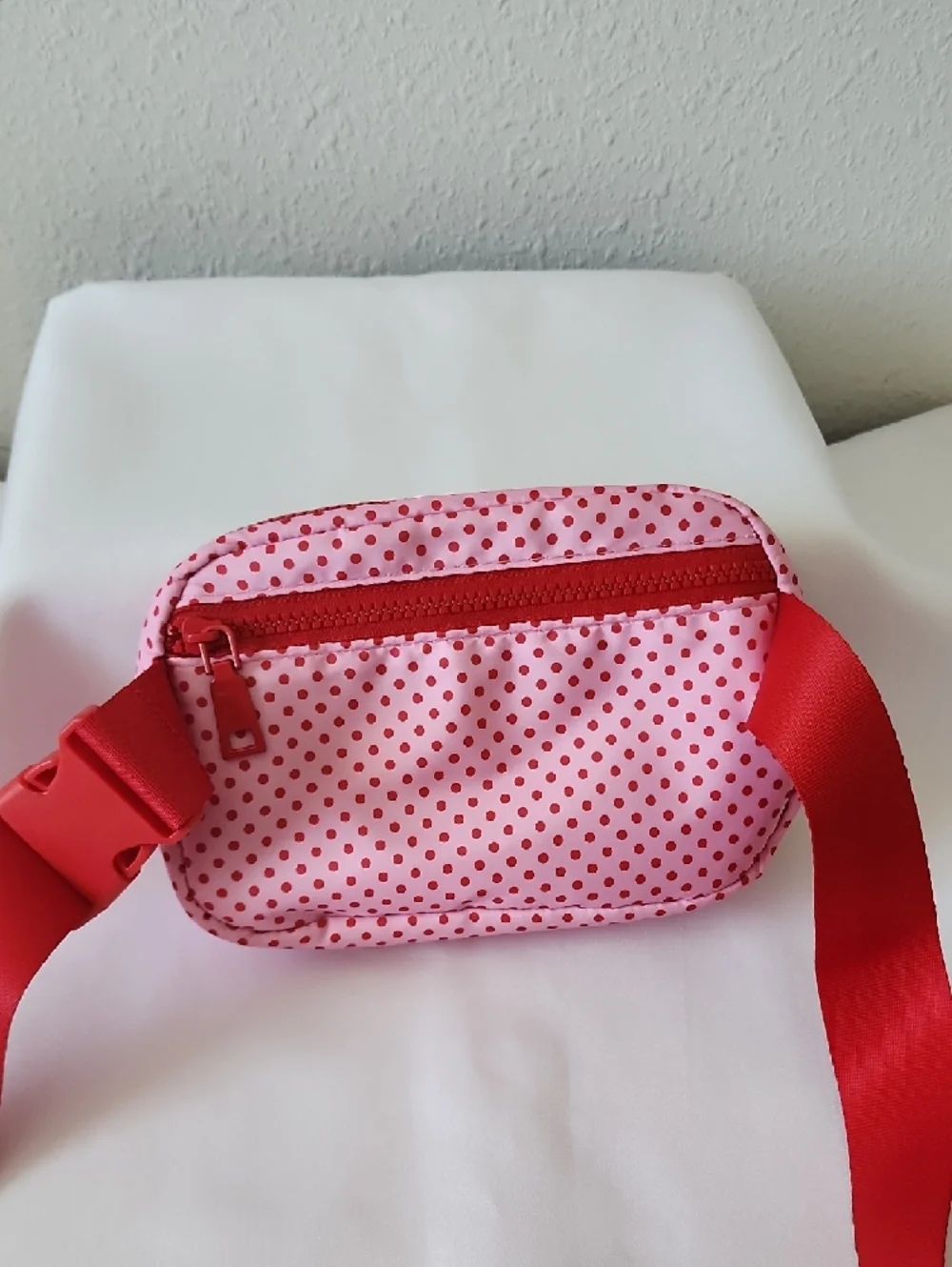 Hello Kitty Pink and Red Polka Dot Kids Crossbody Bag